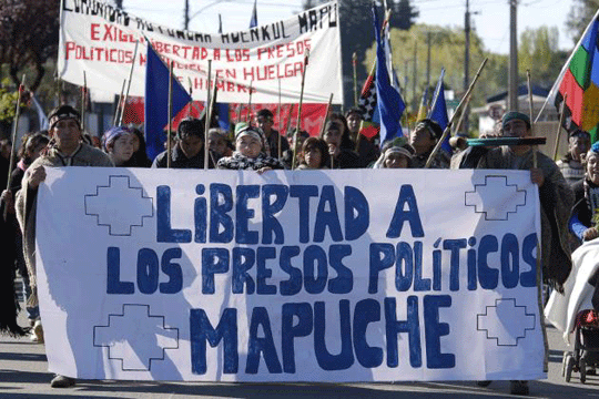 Mapuche protest