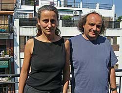 Foto: Fausta Quattrini y Daniele Incalcate, realizadores del documental 'La Naci&oacute;n Mapuce'