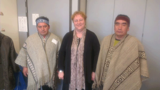 The Mapuche delegation